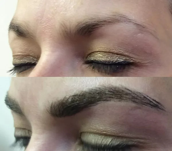 Sixth Microblading Before And After Picture