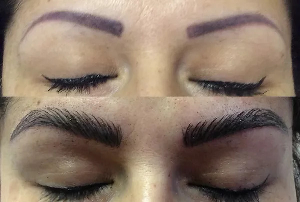 Seventh Microblading Before And After Picture