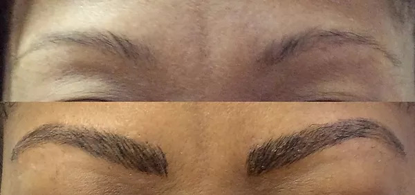 Ninth Microblading Before And After Picture