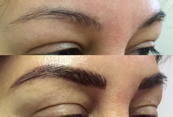 Tenth Microblading Before And After Picture