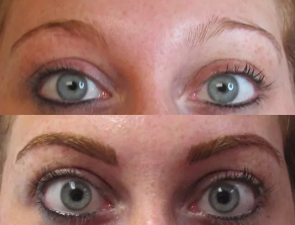 Third 3D Nano Brows Before And After Picture