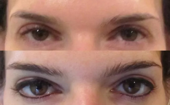 First Eyeliner Before And After Picture
